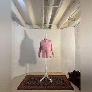 2 Polo Ralph Lauren Boyfriend Fit Pink Gingham Button Up